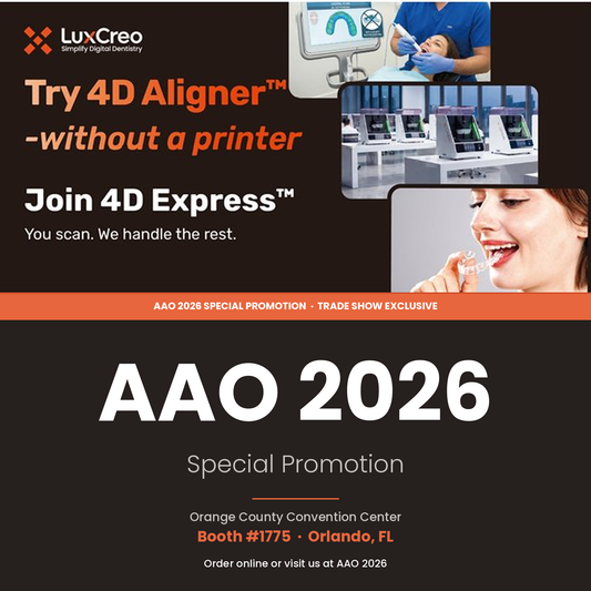 4D Express™ Clear Aligner Service — AAO 2026 Special Promotion