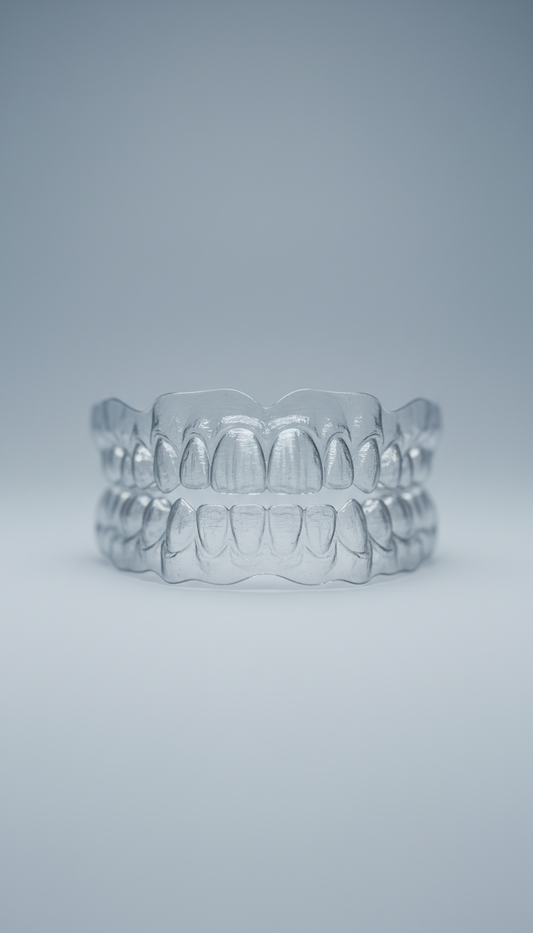 Custom Clear Aligner Tray Set with Medical-Grade Resin